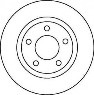 Тормозной диск Jurid 562060JC (фото 1)