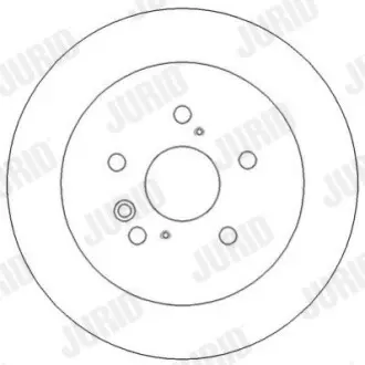 Диск гальмівний (задній) Toyota Avensis 01-09 (291x12) Jurid 562276JC
