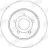 Диск тормозной (задний) Ford Focus/C-Max 04- (264.8x11) Jurid (562361JC) изображение 2