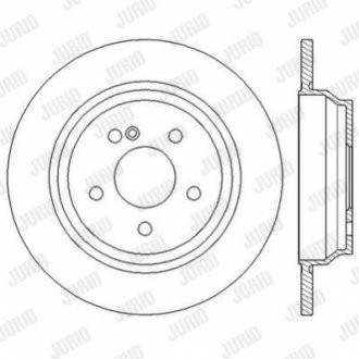 Гальмівний диск Jurid 562566JC (фото 1)