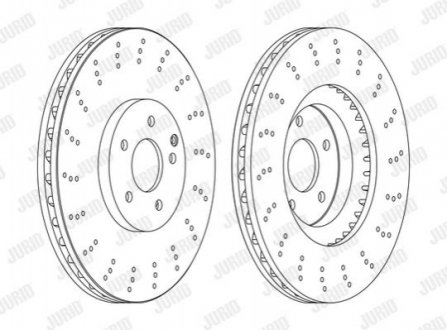 Гальмівний диск Jurid 562569JC (фото 1)