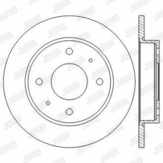 Гальмівний диск Jurid 562574JC (фото 1)
