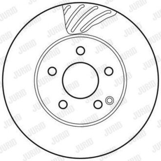 Диск тормозной Jurid 562627JC