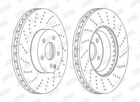 Диск гальмівний !.. Jurid 562634JC1 (фото 1)