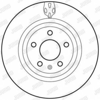 Гальмівний диск Jurid 562706JC (фото 1)