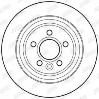 Диск гальмівний (задній) Ford Focus III/IV 10- (301.6x11) Jurid 562741JC