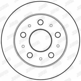 Диск гальмівний (задній) Citroen Jumper/Fiat Ducato/Peugeot Boxer 94- (280x16) (повний) (18Q) Jurid 562757JC Купити в Україні