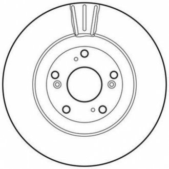 Гальмівний диск Jurid 562807JC (фото 1)