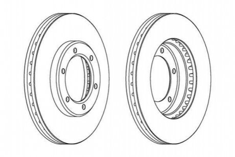 Тормозной диск Jurid 562838JC (фото 1)