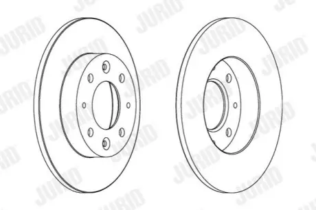 Фото Гальмівний диск Jurid (562865JC) зображення 1