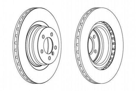 Гальмівний диск Jurid 563022JC1 (фото 1)