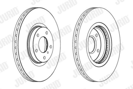 Тормозной диск Jurid 563032JC1 (фото 1)