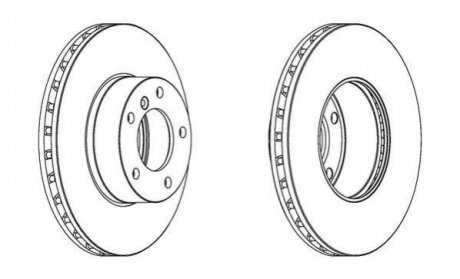 Гальмівний диск Jurid 563094JC1 (фото 1)