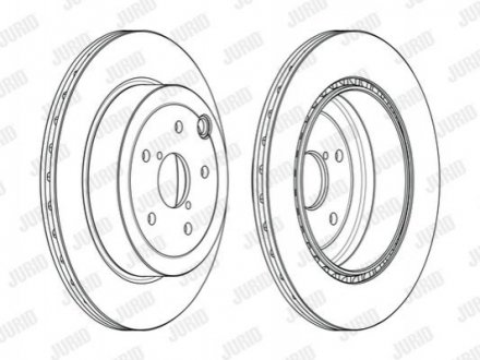 Гальмівний диск Jurid 563108JC (фото 1)