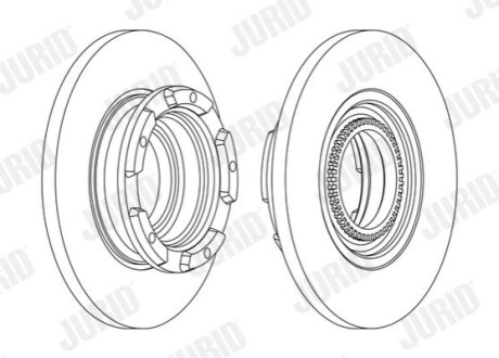 Гальмівні диски Jurid 563126J