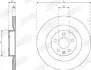 Тормозной диск задний Volvo S60 III, S90 II, V60 II, V90 II, XC60 II, XC90 II Jurid (563288JC) изображение 3