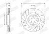 Гальмівний диск передній MB GL-Class (X166), GLE (W166, C292), GLS (X166), M-Class (W166) Jurid 563483JC1 (фото 2)