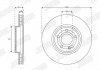 Гальмівний диск передній MB A-Class (W177, V177), B-Class (W247), CLA (C118), GLA (H247), GLB (X247) Jurid 563637JC (фото 2)