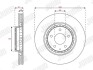 JURID MAZDA  Диск гальмівний передній CX-5 (KF) 2.2 D 17- 563714JC