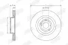Фото JURID TOYOTA Гальмівний диск YARIS (P21, PA1, PH1) 20- Jurid (563739JC) изображение 2
