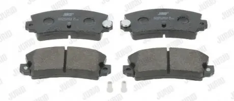 Фото Гальмівні колодки, дискове гальмо (набір) Jurid (571243J) зображення 1