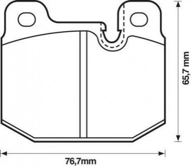 Тормозные колодки передние BMW seria 3 Jurid 571271D (фото 1)