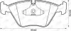Фото Колодки гальмівні (передні) BMW 3 (E36/E46) 92-06/5 (E34) 87-96/7 (E32) 87-94/Z3 (E36) 97-03 Jurid (571355J) зображення 1