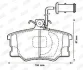 Тормозные колодки, дисковое тормоз (набор) Jurid (571364J) изображение 1