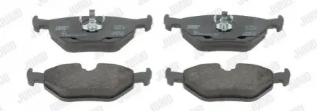 Колодки гальмівні (задні) BMW 3 (E30/E36) 86-99/5 (E34) 87-96/7 (E32) 85-94/Z1 88-91/Z3 (E36) 97-03 Jurid 571387J Купити в Україні