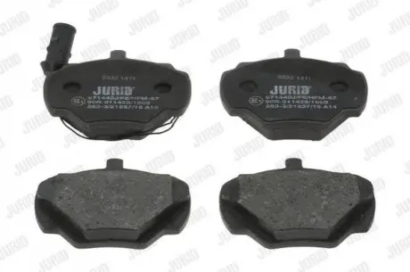 Тормозные колодки, дисковый тормоз.) Jurid 571440J Купить в Украине