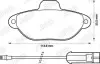 Фото Колодки гальмівні (передні) Fiat Panda 03-/Punto 93-12 Jurid (571523D) зображення 2