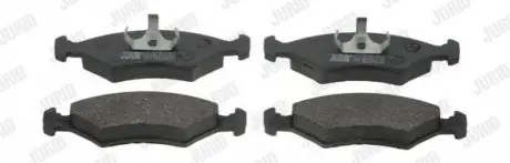 Фото Колодки гальмівні (передні) Ford Escort/Fiesta/Sierra 80-02 Jurid (571536J) зображення 1