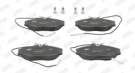 Колодки гальмівні (передні) Citroen Xsara/Peugeot 406 96-05 (Lucas-Girling) (з датчиками) Jurid 571898J Купити в Україні