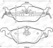 Фото Колодки гальмівні (передні) Opel Astra G 98-09/Chevrolet Corsa 94-02 Jurid (571968J) зображення 1