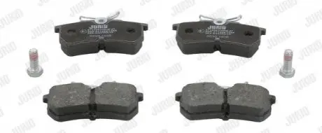 Колодки гальмівні (задні) Ford Focus 98-05/Fiesta V/VI 05 Jurid 571998J Купити в Україні