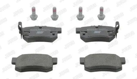 Колодки гальмівні (задні) Honda Accord /Civic/CR-V 90- (Akebono) замінено на 0986494358 Jurid 572138J Купити в Україні