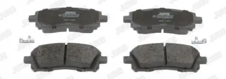 Колодки гальмівні (передні) Subaru Forester/Legacy/Outback 94 Jurid 572423J Купити в Україні
