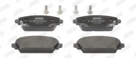 Колодки гальмівні (передні) Honda Accord VI 98-03 Jurid 572429J Купити в Україні