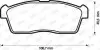Фото Колодки гальмівні (передні) Chevrolet Cruze 00-08/Subaru Justy 07-/Suzuki Ignis 00-/Nissan Pixo 09 Jurid (572471J) зображення 1
