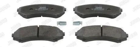 Колодки гальмівні (передні) Mitsubishi Grandis 04-11/Pajero II-IV 90-/Mazda E2000/2200 88-03 Jurid 572497J Купити в Україні