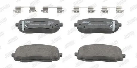 Колодки гальмівні (передні) Hyundai I10 08-/Kia Picanto 04 Jurid 572526J Купити в Україні
