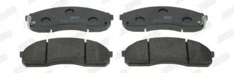 Колодки гальмівні (передні) Kia Carnival -06/K2500/Pregio 2.5-2.9 97 Jurid 572532J Купити в Україні