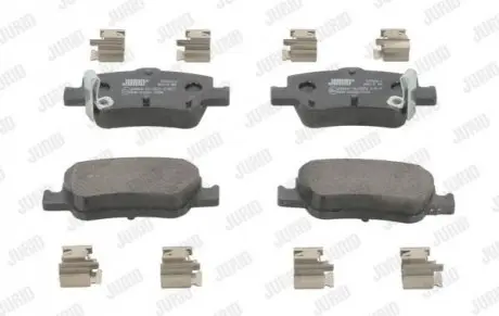 Колодки гальмівні (задні) Toyota Auris /Corolla 06-19 (Bosch) Jurid 572601J Купити в Україні