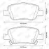Фото Керамічні гальмівні колодки задн, TOYOTA AURIS, COROLLA 1.2-2.2D 10.06-08.19 Jurid (572601JC) зображення 1