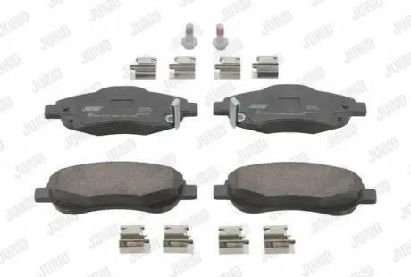 Колодки гальмівні (передні) Honda CR-V III/IV 06 Jurid 572605J Купити в Україні