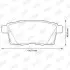 Фото Колодки гальмівні (задні) Mazda CX-7 06-14/CX-9/Ford Edge (USA) 06 Jurid (572644J) зображення 1