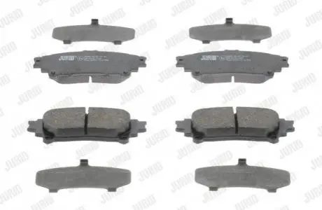 Колодки гальмівні (задні) Toyota Prius 11-/Lexus IS 13- (15x115.2x45.8) Jurid 572656J