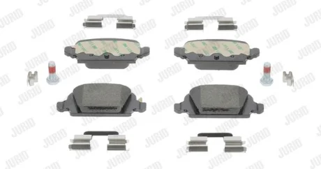 Гальмівні колодки, дискове гальмо (набір) Jurid 573009J