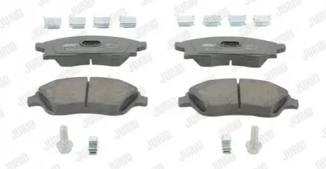 Колодки гальмівні (передні) Opel Combo 01-/Corsa C 00-09/Meriva A 03-10/Tigra 04-10 Jurid 573011J Купити в Україні