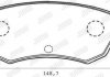 Гальмівні колодки, дискове гальмо (набір) Jurid 573026J (фото 1)